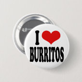Ik hou van Burritos Ronde Button 5,7 Cm (Voorkant /achterkant)