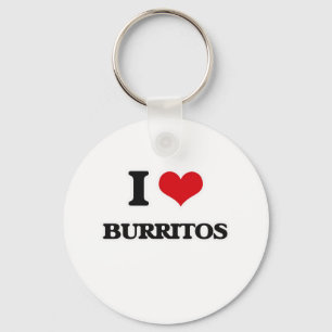 Ik hou van Burritos Sleutelhanger