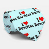 Ik hou van Burritos Stropdas (Opgerold)