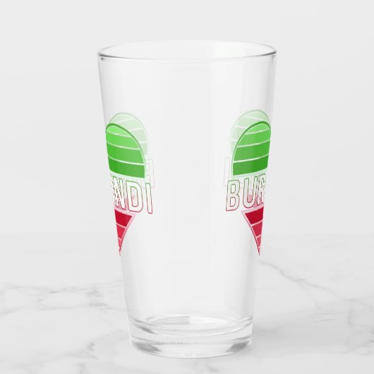 ik hou van burundi, burundese hart glas (Rechts)