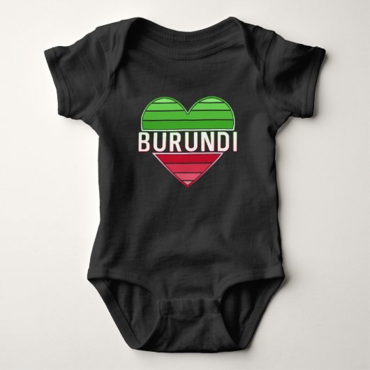 ik hou van burundi, burundese hart romper (Voorkant)