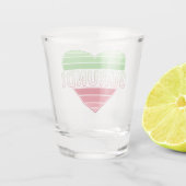 ik hou van burundi, burundese hart shot glas (Achterkant)
