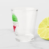 ik hou van burundi, burundese hart shot glas (Rechts)