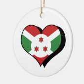 Ik hou van Burundi ornament (Links)