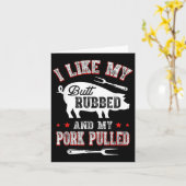 Ik hou van butt rubbed & amp; mijn varkensvlees tr kaart (Gele Bloem)