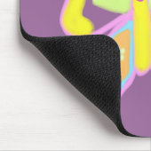 Ik hou van Butterflies Mousepad Muismat (Hoek)