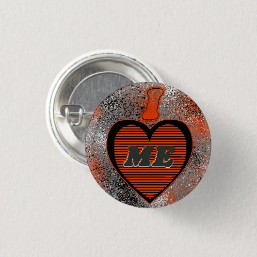 Ik hou van Button (Voorkant /achterkant)