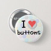 Ik hou van Buttonnen Ronde Button 5,7 Cm (Voorkant /achterkant)