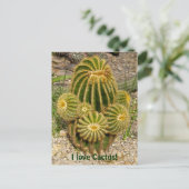Ik hou van Cactus Ansichtkaart Briefkaart (Staand voorkant)