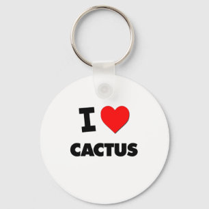 Ik hou van Cactus Sleutelhanger