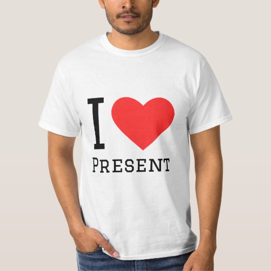 Ik hou van cadeau t-shirt (Voorkant)