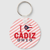Ik hou van Cadiz, Ohio Sleutelhanger (Voorkant)