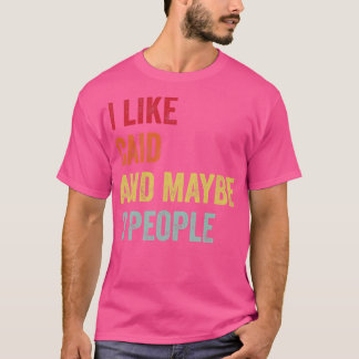Ik hou van Caid misschien 3 mensen T-shirt