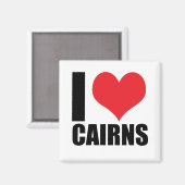 Ik hou van Cairns Magneet (Voorkant / Achterkant)