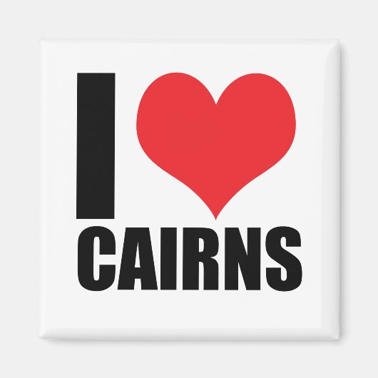 Ik hou van Cairns Magneet (Voorkant)