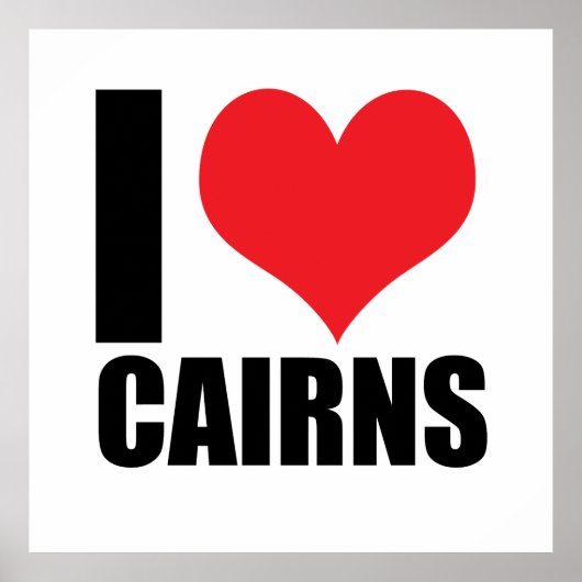 Ik hou van Cairns Poster (Voorkant)