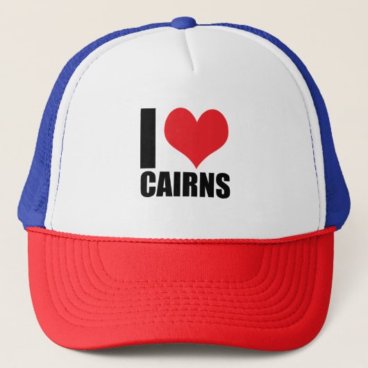 Ik hou van Cairns Trucker Pet (Voorkant)