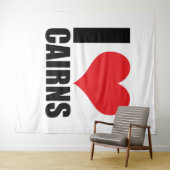 Ik hou van Cairns Wandkleed (In Situ (horizontaal))