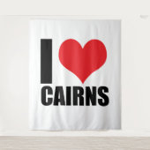Ik hou van Cairns Wandkleed (Voorkant)