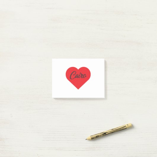 Ik hou van Caïro - Egypte Post-it® Notes (Op bureau)
