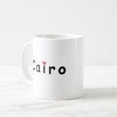 Ik hou van Cairo Koffiemok (Voorkant links)