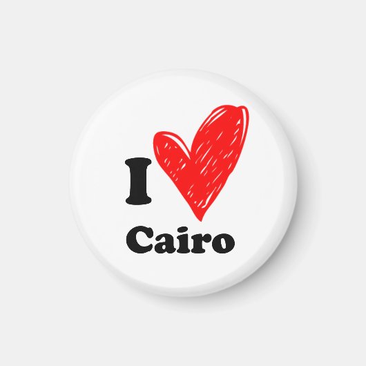 Ik hou van Cairo Magneet (Voorkant)