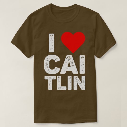 Ik hou van CaitlinCaitlin Clark1 T-shirt (Design voorkant)
