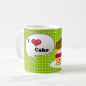 Ik hou van cake koffiemok (Voorkant links)
