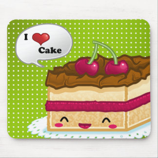 Ik hou van cake muismat