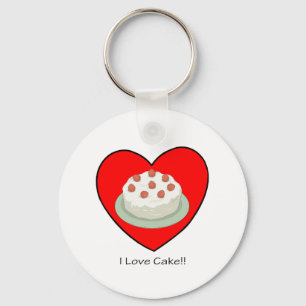 Ik hou van Cake! Sleutelhanger