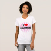 Ik hou van Calamari T-shirt (Voorkant volledig)