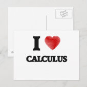 Ik hou van Calculus Briefkaart (Voorkant / Achterkant)