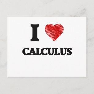 Ik hou van Calculus Briefkaart