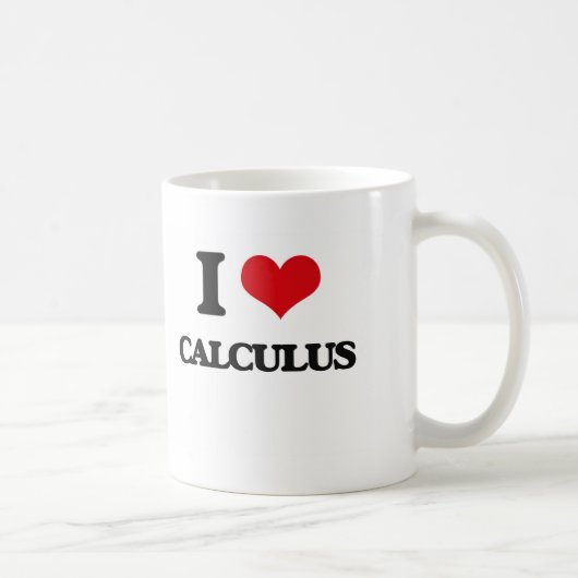 Ik hou van Calculus Koffiemok (Rechts)