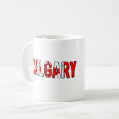 Ik hou van Calgary Koffiemok (Voorkant links)