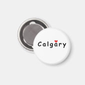 Ik hou van Calgary Magneet (Voorkant / Achterkant)