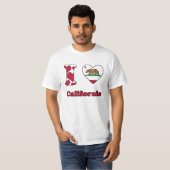 Ik hou van Californi T-shirt (Voorkant volledig)