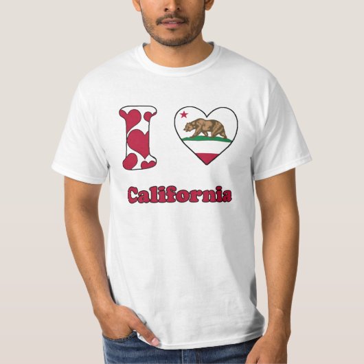 Ik hou van Californi T-shirt (Voorkant)