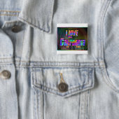 Ik hou van California Bright Future Button (In situ)