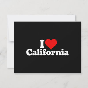 IK HOU VAN CALIFORNIA CALI STAAT SAVE THE DATE