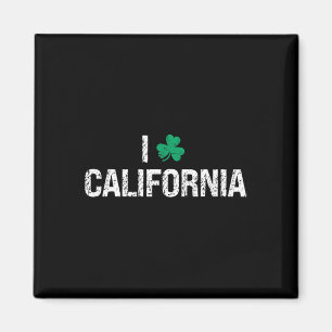 Ik hou van California Shamrock Clover St. Patrick' Magneet