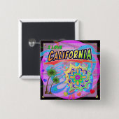 Ik hou van California True Progress Button (Voorkant /achterkant)