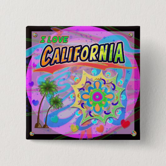 Ik hou van California True Progress Button (Voorkant)