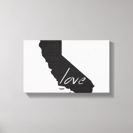 Ik hou van Californië Canvas Afdruk