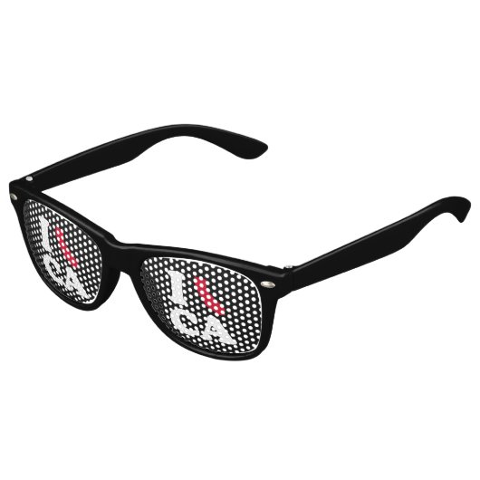 IK HOU VAN CALIFORNIË - KLASSIEK - Kaart Design -. Kinder Zonnebril (Gekanteld)