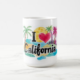 Ik hou van Californië  Koffiemok
