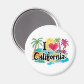 Ik hou van Californië  Magneet (Voorkant / Achterkant)