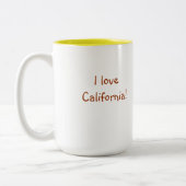 Ik hou van Californië - mok (Links)