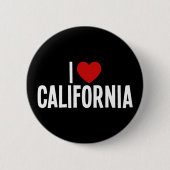 Ik hou van Californië ronde knop Button 5,7 Cm (Voorkant)
