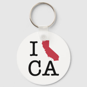 Ik hou van Californië Sleutelhanger